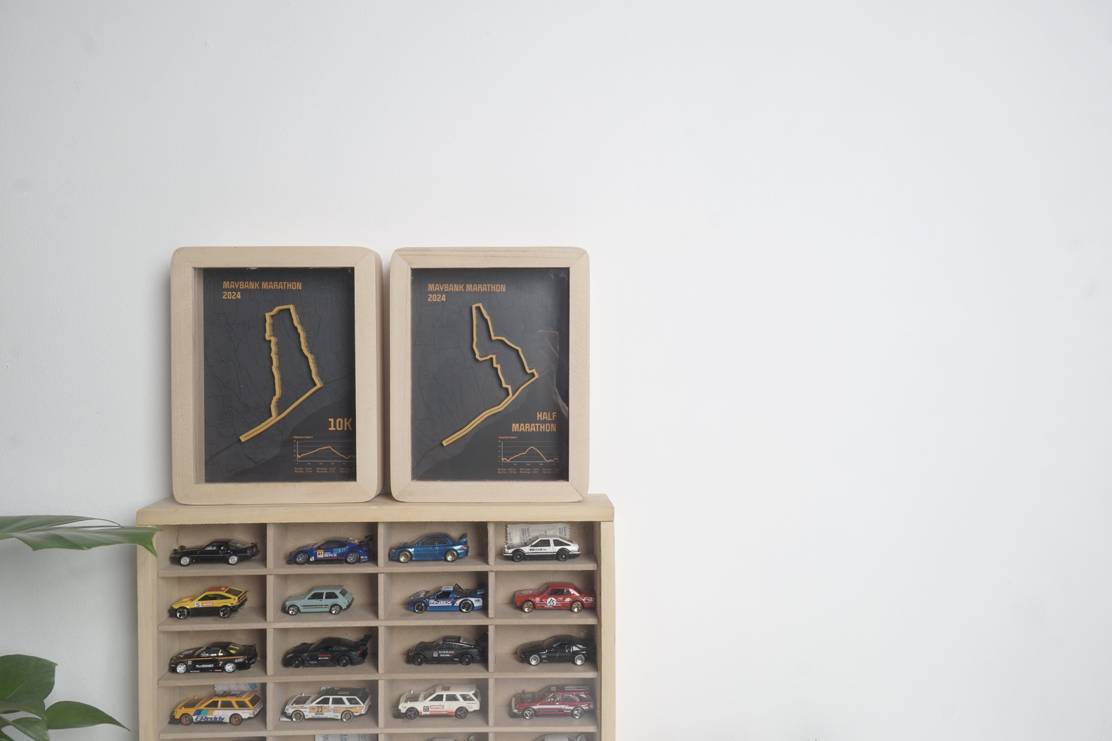 Ji Eun Studio - 3D Race Route Map Poster Display