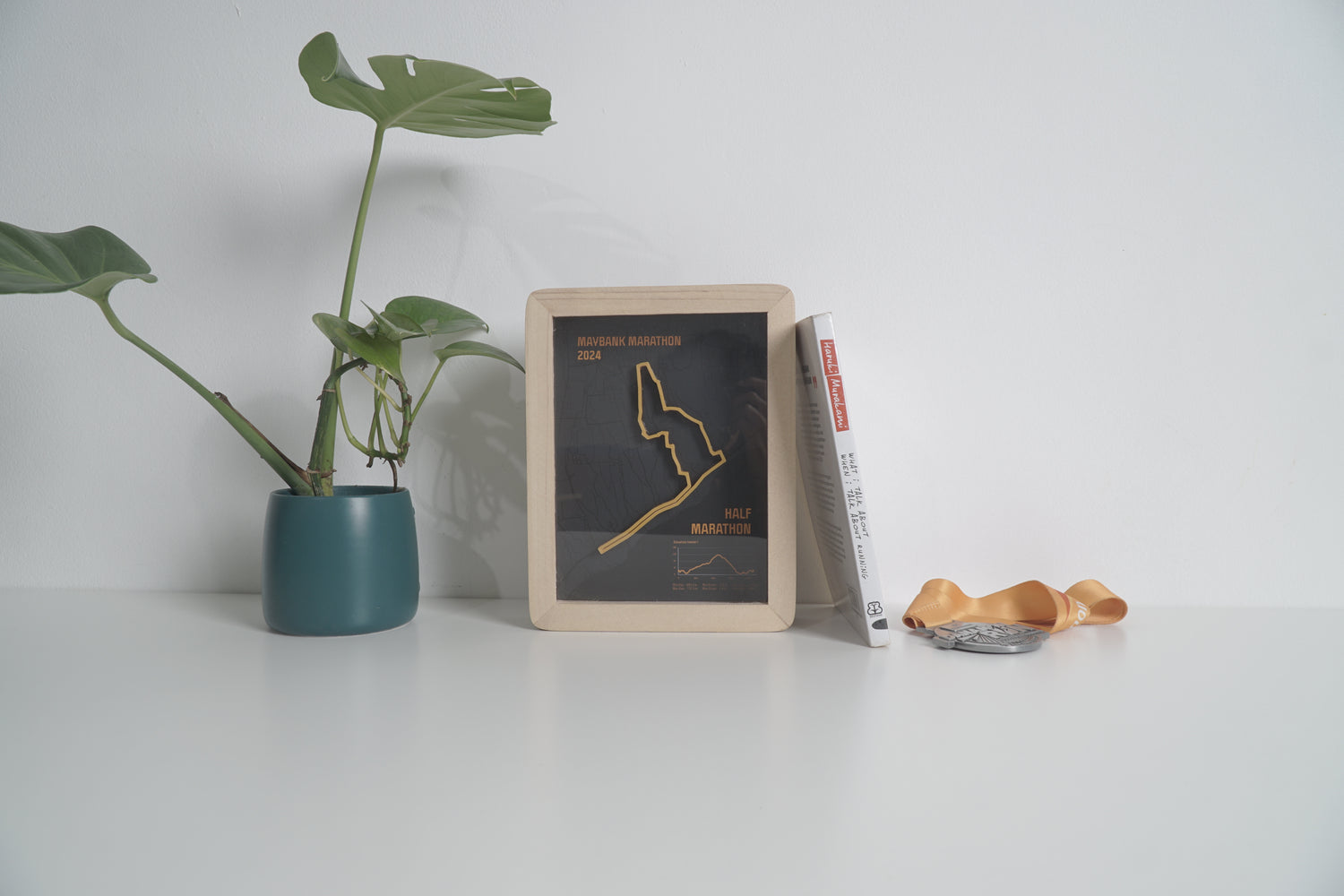 Ji Eun Studio - 3D Race Route Map Poster Maybank HM